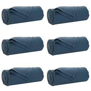 Dekorační deky 6 ks Námořnická modrá 200 x 150 cm 2.52 Fleece - obrázek 2