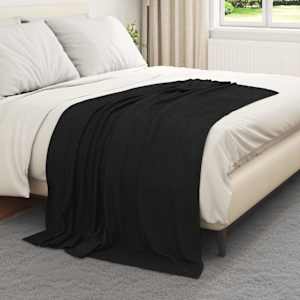Dekorační deky 6 ks Černá 170 x 130 cm 1.86 Fleece - obrázek 3