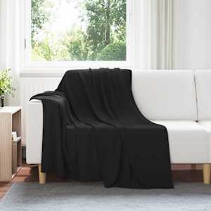 Dekorační deky 6 ks Černá 200 x 150 cm 2.61 Fleece - obrázek 1