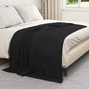 Dekorační deky 6 ks Černá 200 x 150 cm 2.61 Fleece - obrázek 3
