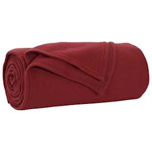 Dekorační deky 6 ks Bordeaux červená 170 x 130 cm 1.86 Fleece - obrázek 4