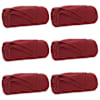 vidaXL Viskab tekid 6 tk Bordeaux punane 270 x 240 cm 5.08 kg Fliis