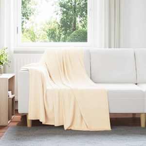Dekorační deky 6 ks Krémová 170 x 130 cm 1.86 Fleece - obrázek 1