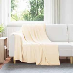 Dekorační deky 6 ks Krémová 200 x 150 cm 2.61 Fleece - obrázek 1