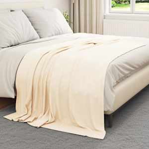 Dekorační deky 6 ks Krémová 200 x 150 cm 2.61 Fleece - obrázek 3
