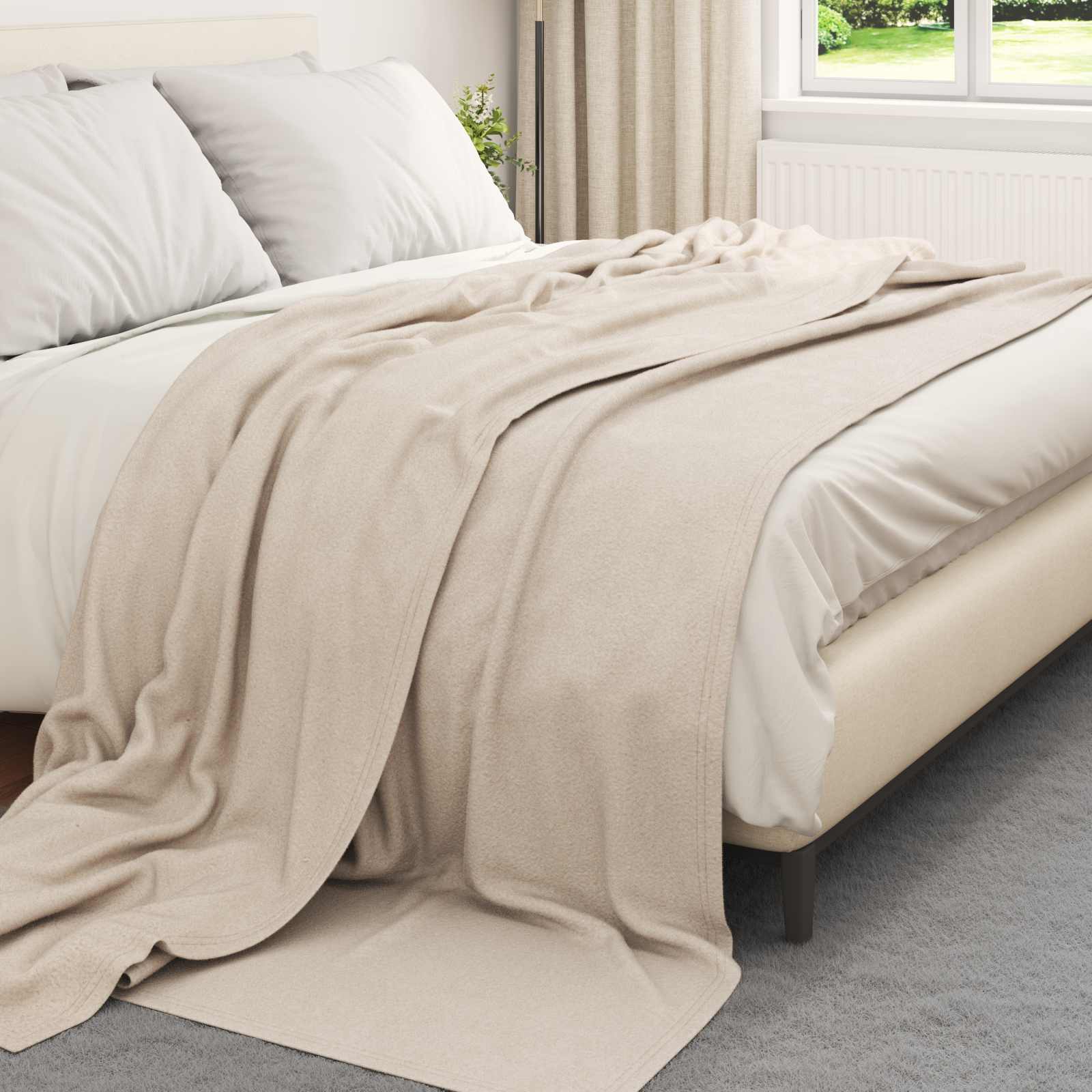 Kleden 24 stuks Beige 270 x 240 cm Fleece image 3