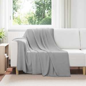 Dekorační deky 24 pcs Šedá 200 x 150 cm Fleece - obrázek 1