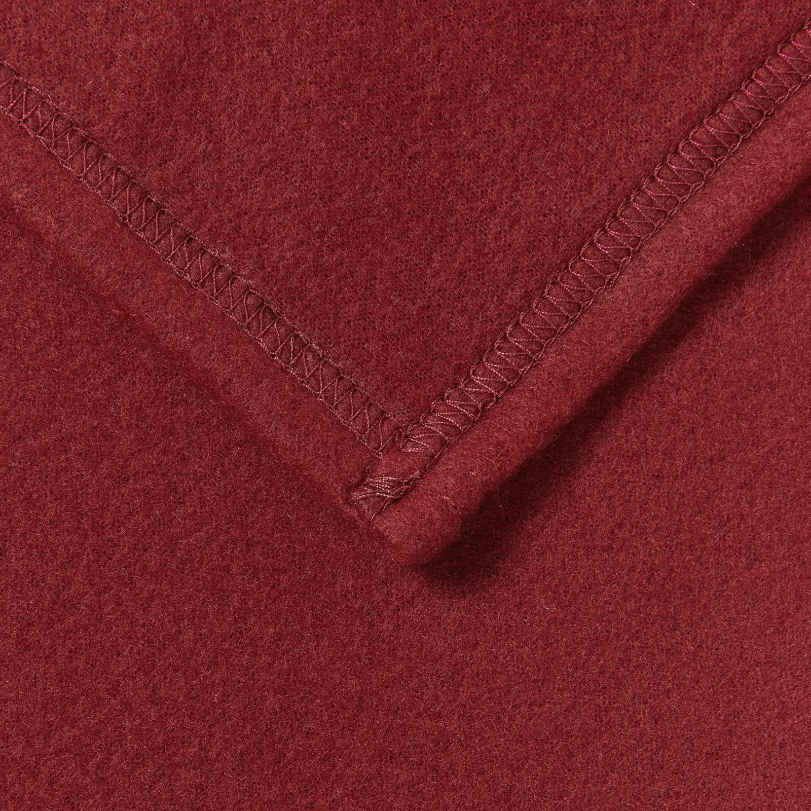 Kleden 24 stuks Bordeaux Rood 200 x 150 cm Fleece image 5
