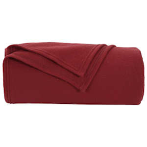 Dekorační deky 24 pcs Bordeaux červená 270 x 240 cm Fleece - obrázek 4