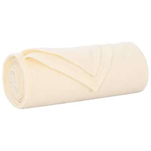 vidaXL Pleed Kreemjas 210 x 140 cm 0.41 kg Fliis