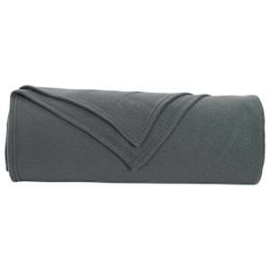 Plažová deka Tmavě šedá 350 x 270 cm Fleece - obrázek 4