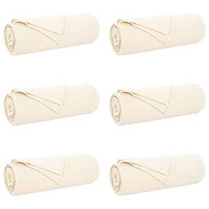 Dekorační deky 6 pcs Krémová 280 x 210 cm Fleece - obrázek 2