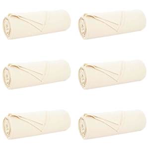 vidaXL Viskab tekid 6 tk Kreemjas 350 x 270 cm 8.09 kg Fliis