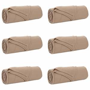 vidaXL Viskab tekid 6 tk Kamel 350 x 270 cm 8.09 kg Fliis