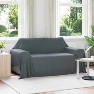 Dekorační deky 6 pcs Tmavě šedá 280 x 210 cm Fleece - obrázek 1