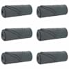 vidaXL Viskab tekid 6 tk Tumehall 280 x 210 cm 4.88 kg Fliis