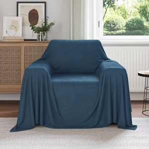 Dekorační deky 6 pcs Námořnická modrá 210 x 140 cm Fleece - obrázek 1