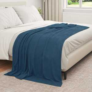 Dekorační deky 6 pcs Námořnická modrá 210 x 140 cm Fleece - obrázek 3