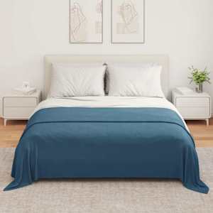 Dekorační deky 6 pcs Námořnická modrá 280 x 210 cm Fleece - obrázek 3
