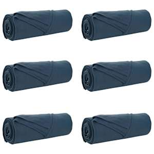 vidaXL Viskab tekid 6 tk Tumesinine 350 x 270 cm 8.09 kg Fliis
