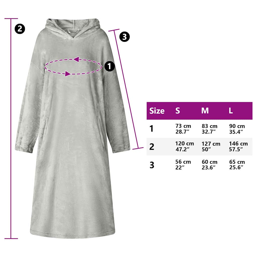 Takaró pulóver Szürke l Flanell 