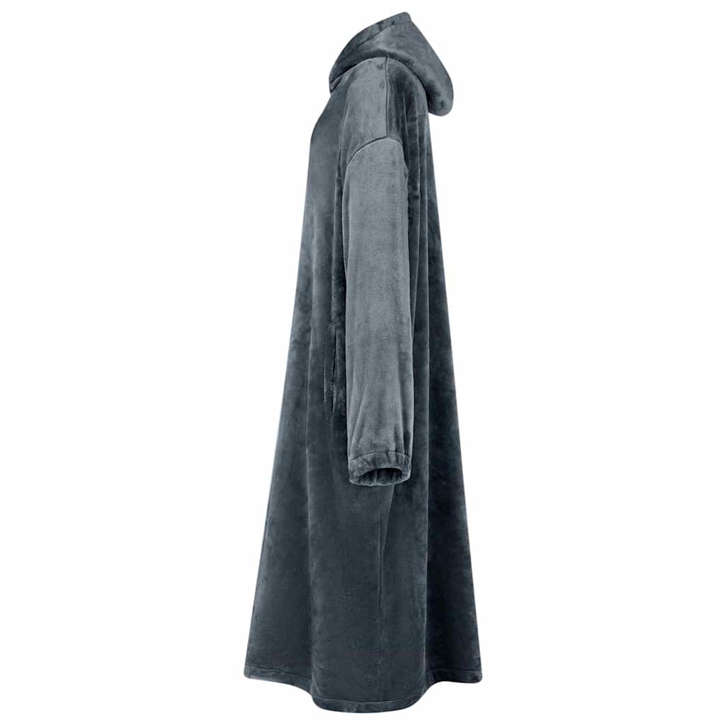 Takaró pulóver Sötétkék l Flanell 