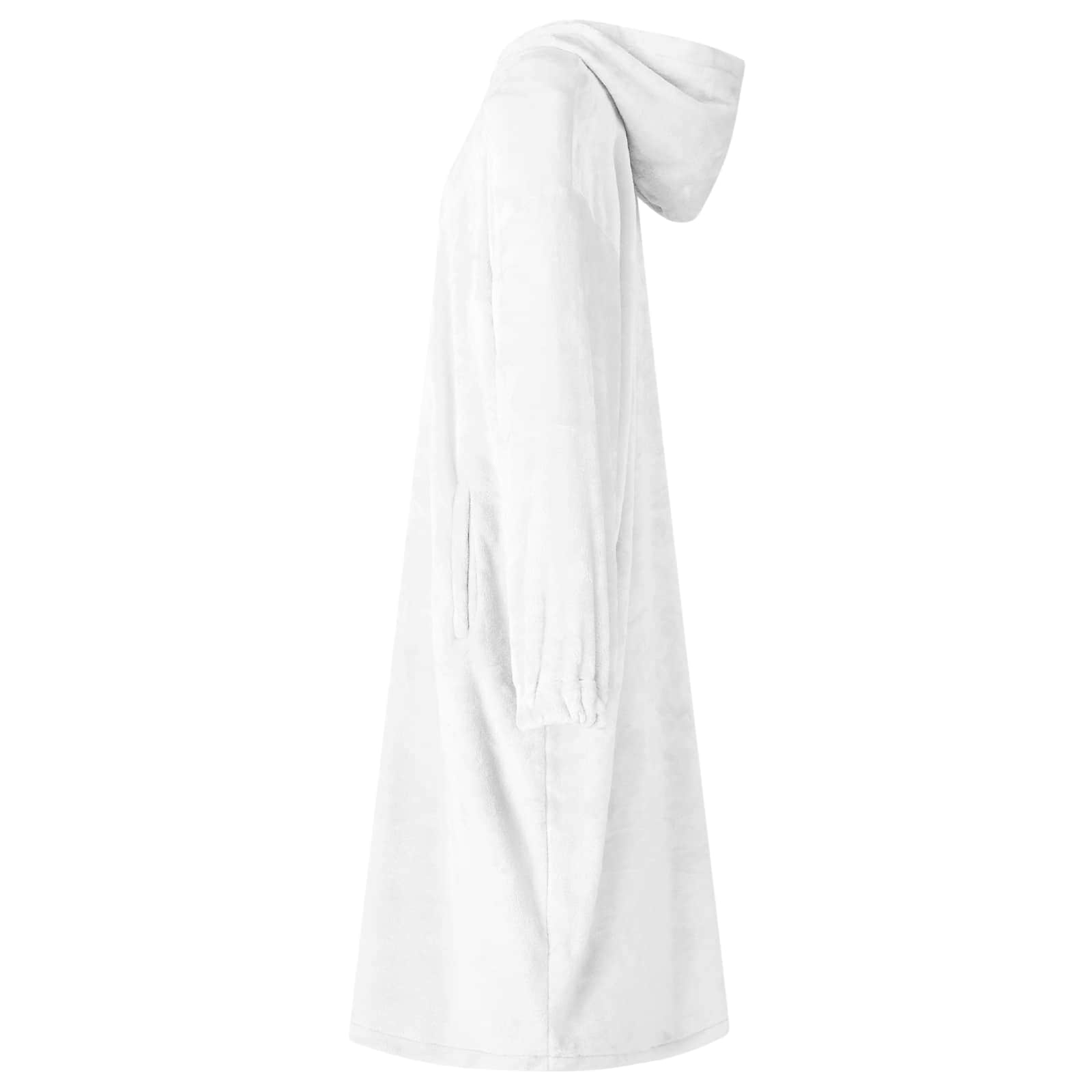 Thumbnail - vidaXL Decken-Hoodie Weiß M Flanell