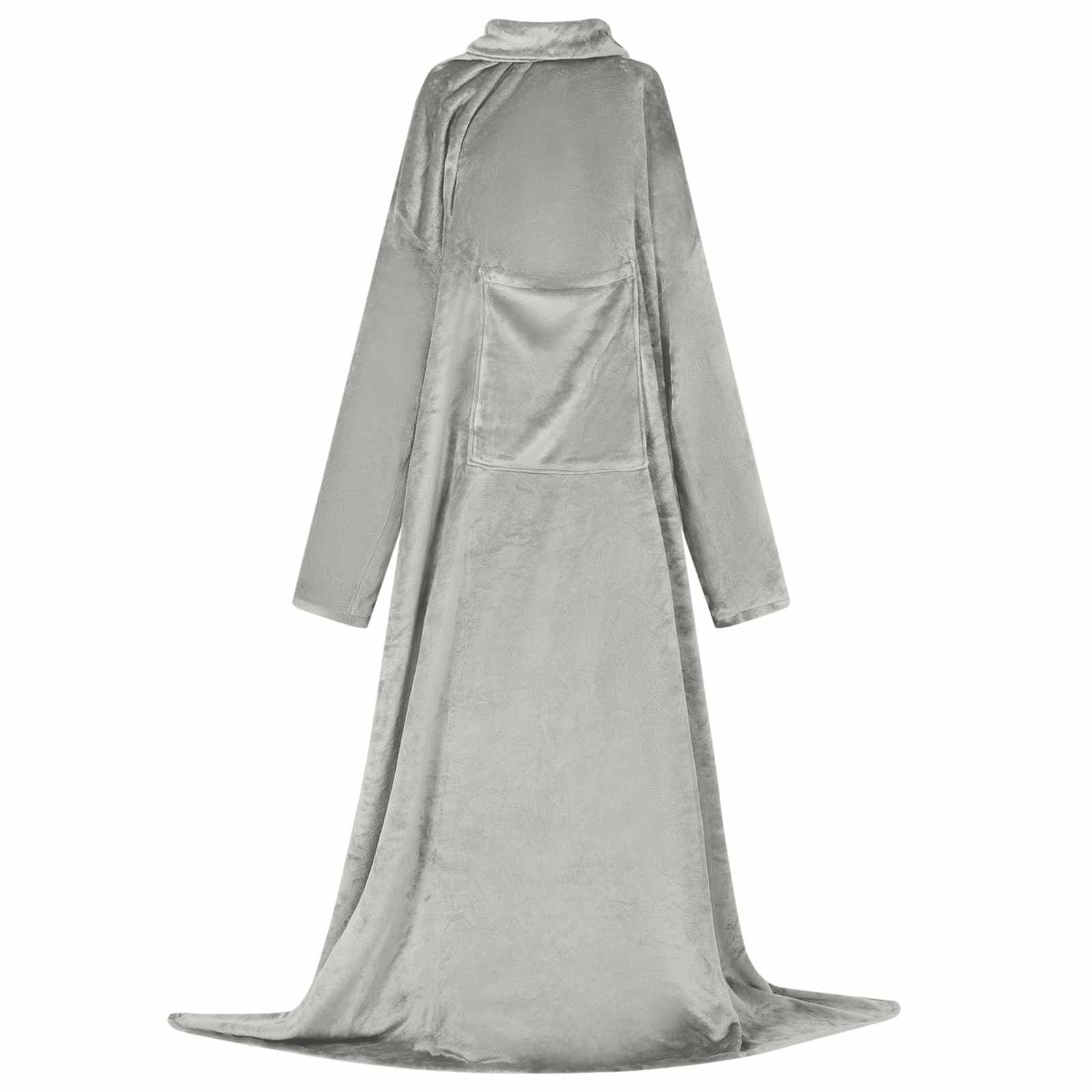 vidaXL Hanorac pătură Gri Flanelă