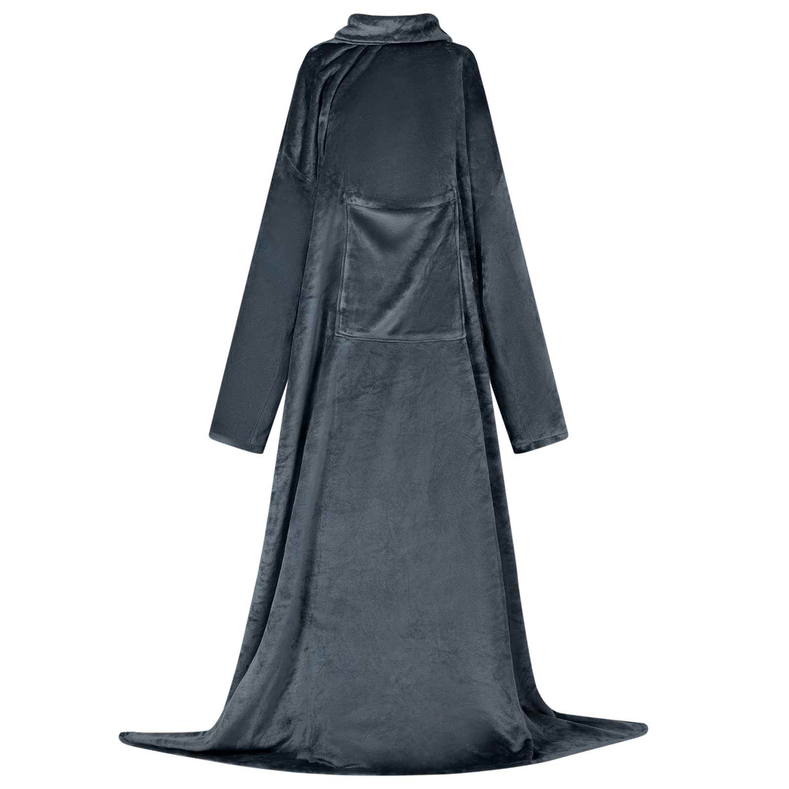 vidaXL Hanorac pătură Albastru marin Flanelă