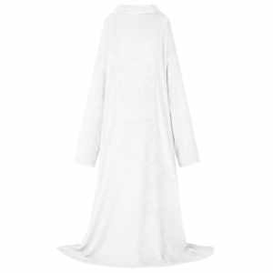 Odeja s kapuco Bela F Flanel