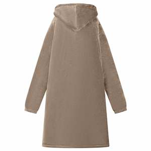 Mikina s kapucí Velbloudí L Fleece a flanel - obrázek 4
