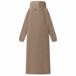 Mikina s kapucí Velbloudí M Fleece a flanel - obrázek 4