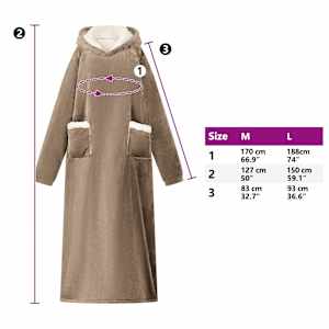 Mikina s kapucí Velbloudí L Fleece a flanel - obrázek 8
