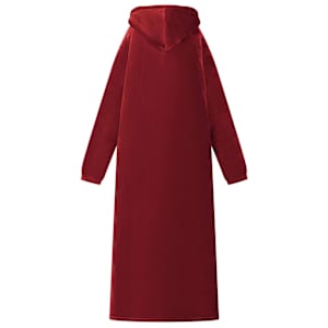 Mikina s kapucí Bordeaux červená M Fleece a flanel - obrázek 4