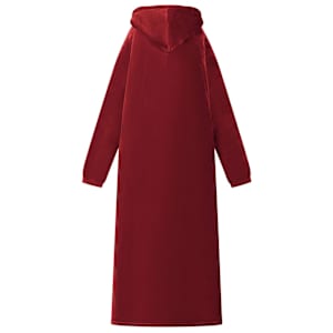 Mikina s kapucí Bordeaux červená L Fleece a flanel - obrázek 4