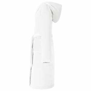 Koupací plášť s kapucí Bílá xxl Flanel - obrázek 3