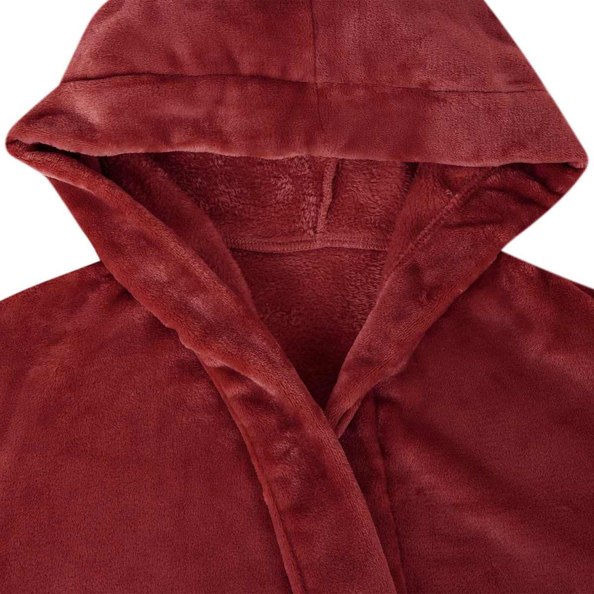 Badekåbe med hætte Flannel - Billede 5