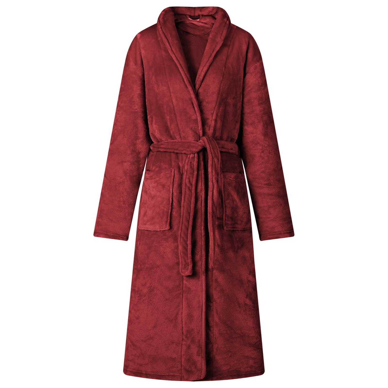 Kopalni plašč brez kapuce Bordeaux rdeča xxxl Flanel