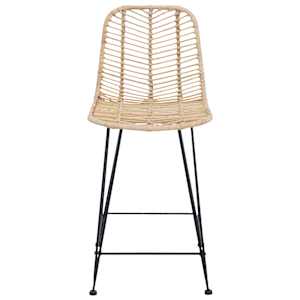 Barová židle 2 pcs Přírodní 44,5 x 54,5 x 97,5 cm - obrázek 5