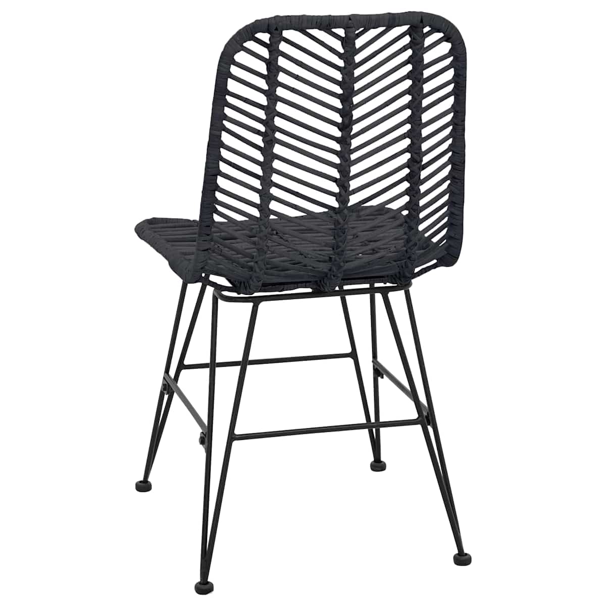 Spisestuestol 2 stk. Rattan og Jern 44 x 54,5 x 85 cm - Billede 7