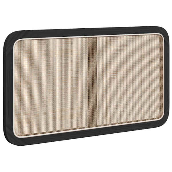 vidaXL Peats peaga Must 100 x 55 x 3 cm Rotang