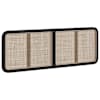 vidaXL Peats peaga Must 160 x 55 x 3 cm Rotang