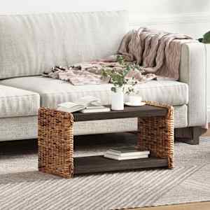 Klubska miza Naravna 70 x 35 x 35 cm Masivni mahagonijev les