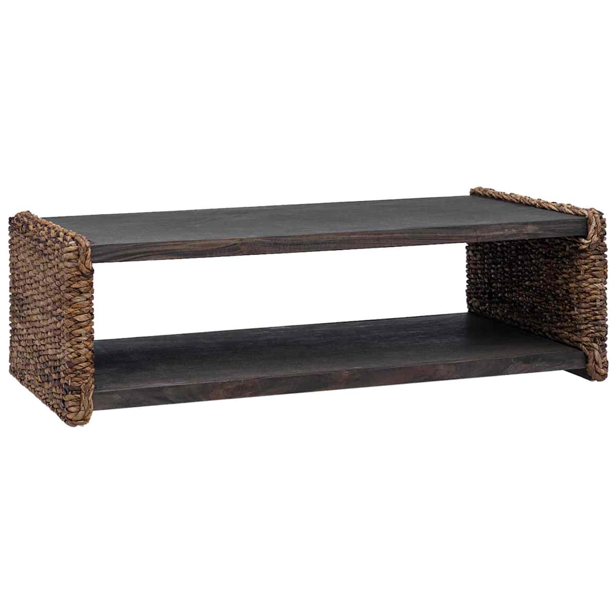 Sofabord Naturfarvet 110 x 55 x 35 cm Massiv Mahogni - Billede 2