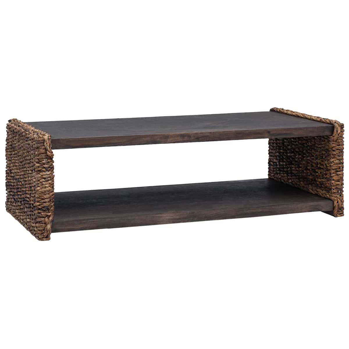 Sofabord Naturfarvet 110 x 55 x 35 cm Massiv Mahogni - Billede 6