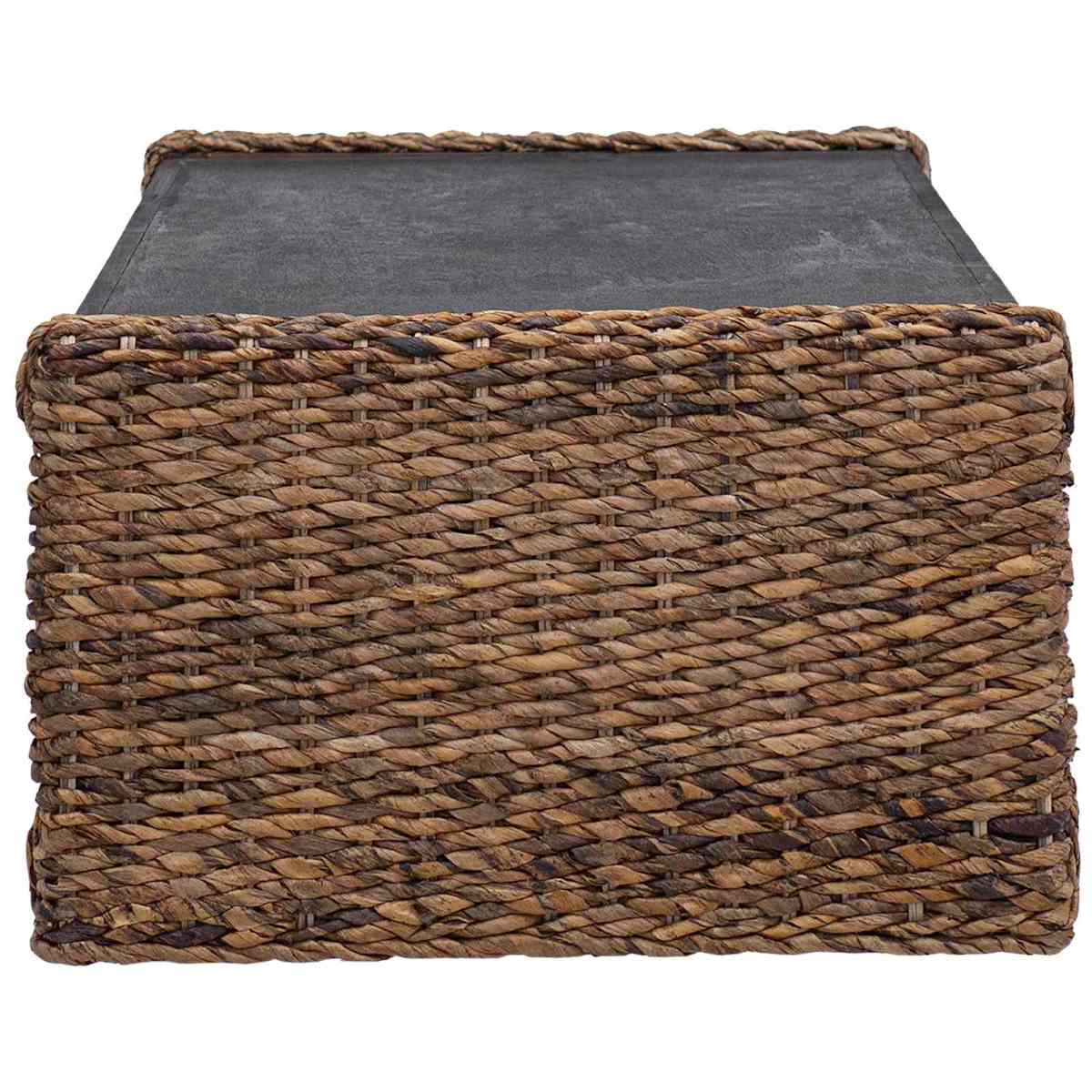 Sofabord Naturfarvet 110 x 55 x 35 cm Massiv Mahogni - Billede 5