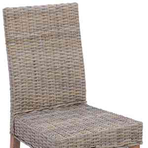 Jídelní židle 2 pcs Kubu šedá 45 x 54 x 93 cm - obrázek 8