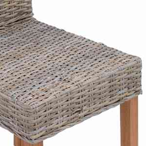 Jídelní židle 2 pcs Kubu šedá 45 x 54 x 93 cm - obrázek 9