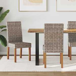 Jedilni stol 2 pcs Kubu siva 45 x 54 x 93 cm