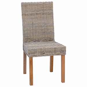 Jídelní židle 2 pcs Kubu šedá 45 x 54 x 93 cm - obrázek 4